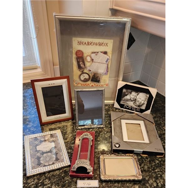 Shadow Box, Photo Frames, Pewter Frames, Papa Photo Frame