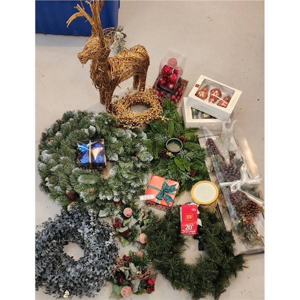 Reindeer, Wreaths, Miscellaneous Christmas Decorations