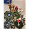 Image 1 : Reindeer, Wreaths, Miscellaneous Christmas Decorations