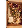 Image 2 : Large Lot of Dried Roses, Flowers, Glass Jars