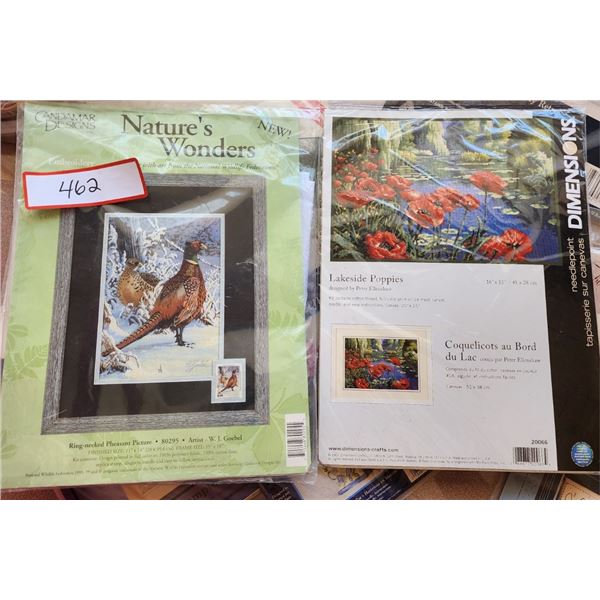 Crewel, Embroidery, Stitching, Quilting Kits