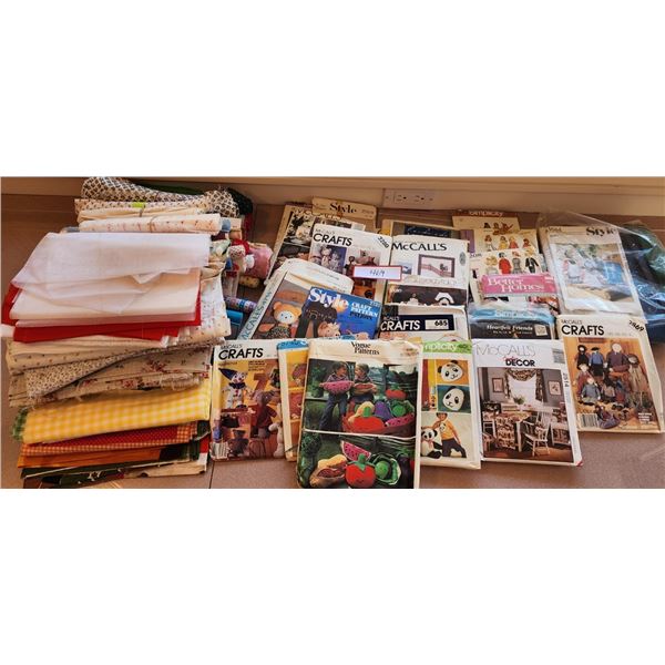 Craft & Decor Patterns, Assorted Fabric