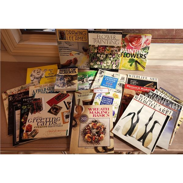 Crafting Books, Painting, Drawing, Wreath Making, Creating Greeting Cards, Baskets, Miniatures