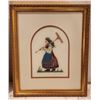 Image 2 : Vintage Framed Ukrainian Cross Stitch Art