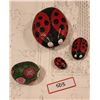 Image 3 : Painting on Rocks Books, Lady Bug Trio on Rocks, Rocks, Vintage Ceramic Boot, Pot, Watering Can