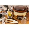 Image 3 : Crock Pot, Moulinex Hand Mixer, Cuisinart Waffle Maker, Electric Knife, Utensil Holder, Syrup Carafe