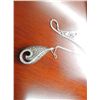 Image 2 : 14K WG Diamond Pendant w/116 Round Cut Diamonds Light Brown In Color