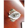 Image 2 : 10K YG Diamond Ring w/31 Round Cut Diamonds Light Brown in Color and 20 Round Cut Diamonds