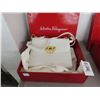 Image 1 : Salvatore Ferragamo Ladie's Bone Clutch In Box