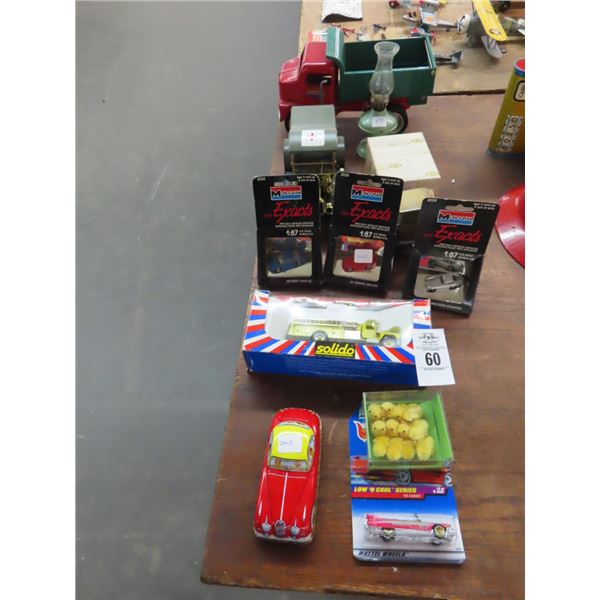 Asst. Tin Litho Die Cast, Vintage Toys