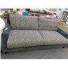 Image 1 : Oversized Grey Cloth Sofa