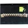 Image 1 : 10K Rose Gold Curl Link "VIP"  Bracelet - No Diamonds -513g