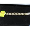 Image 1 : 13.5K Iced Out Curl Link Gold Bracelet 9"  Approx. 25 ct  Diamonds 302g