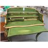 Image 2 : Green/Gold Trim Queen Anne Desk