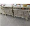 Image 1 : Mirrored Hall Cabinets - Pair