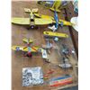 Image 1 : Vintage Tin Litho, Metal Asst. Airplanes