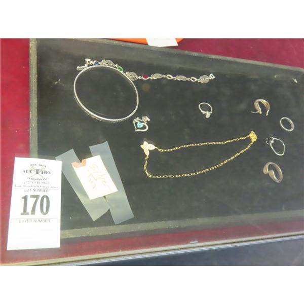 Silver Necklace/Bracelet/Rings