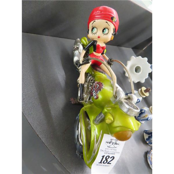 Betty Boop Bike Club Biker Statuary