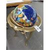 Image 1 : Brass Claw Foot Pedestal Globe