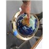Image 2 : Brass Claw Foot Pedestal Globe