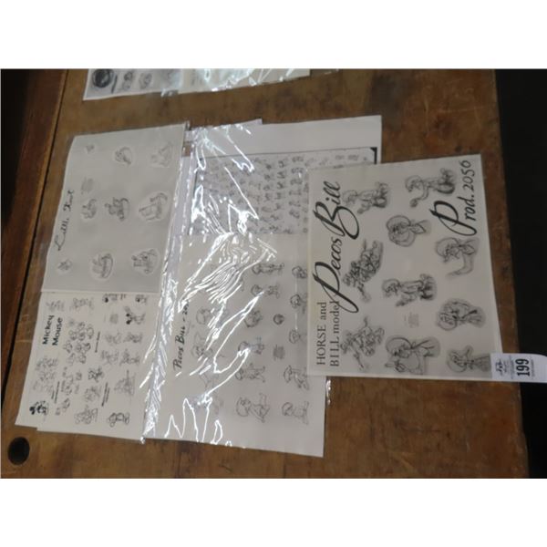 Asst. Unframed Cartoons, Little Toot, Paco Bill's