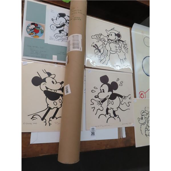 Steam Boat Willey, Asst. Unframed Disney Wall Art