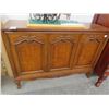 Image 1 : Mahogany Queen Anne Footed Hall Cabinet