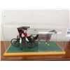 Image 1 : Horse Drawn Carriage Figurine In Shadow Box Display