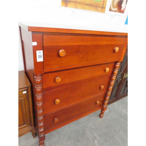 Cherry Spun Leg 1 Over 3 Chest