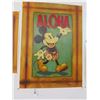 Image 1 : Vintage Unframed Mickey Mouse Hawaii Signed Carlton 66/195