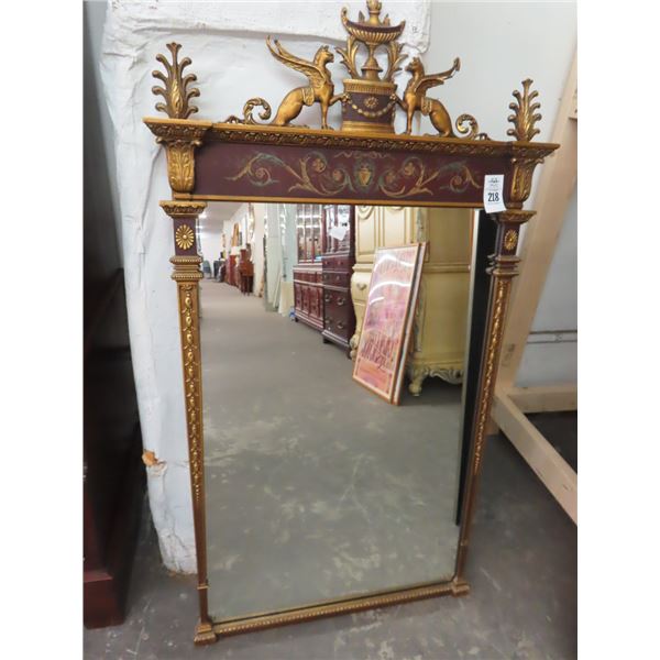 Ornate Crown Top Mirror - No Shipping