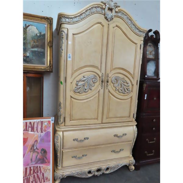 Large Ornate Wardrobe Cabinet