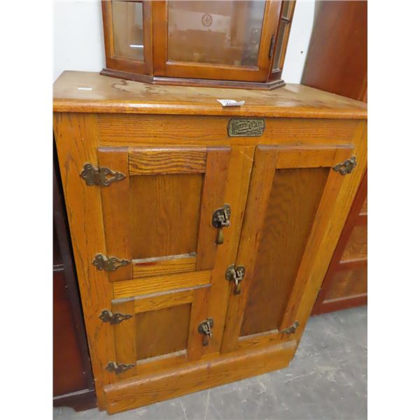 White Clad Oak Cabinet