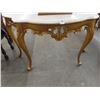 Image 1 : Queen Anne Gold Guild Marble Top Hall Table