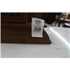 Image 2 : Carved Oak Mission Style Mantle Clock w/Shore Birds Etched