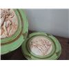 Image 2 : Grecian Wall Plates, Porcelian Clock, Dish
