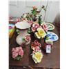 Image 1 : Capodimonte Floral Pieces, Collector Dishes