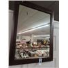 Image 1 : Mahogany Framed Mirror - No Shipping