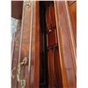 Image 2 : Ornate Cherry Glass Door Hutch