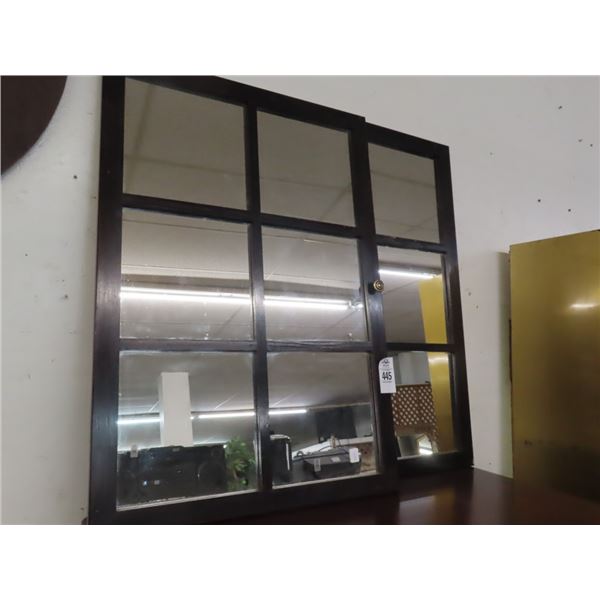 Mirrored 6 Panel Doors - Pair - No Shipping
