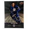 Image 2 : Tim Horton -Toronto Maple Leaf 23kt Gold Leaf Card