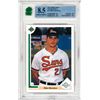 Image 1 : MR - 1991 Upper Deck #65 Mike Mussina Baltimore Orioles Rookie Card Graded 8.5