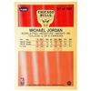 Image 2 : MICHAEL JORDAN (RC) ROOKIE 1986-87 FLEER #18 -23kt Gold Overlay, Plate Signature