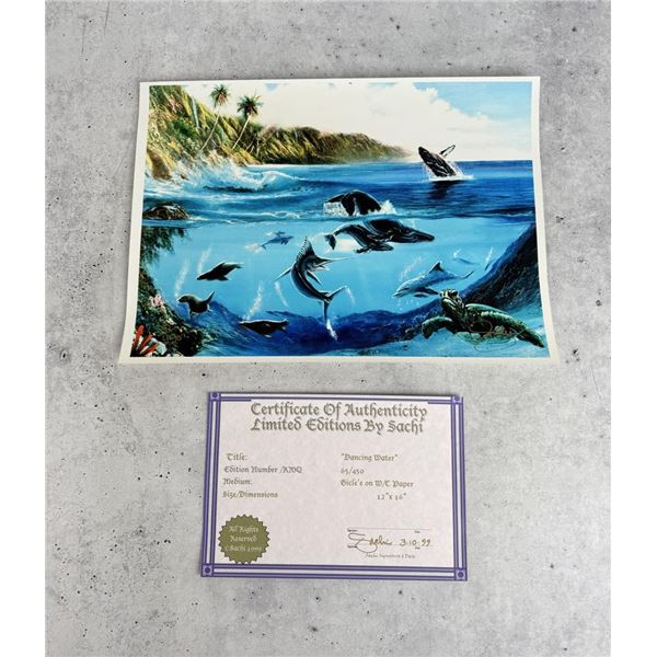 Sachi Nifash Dancing Water Giclee on Paper