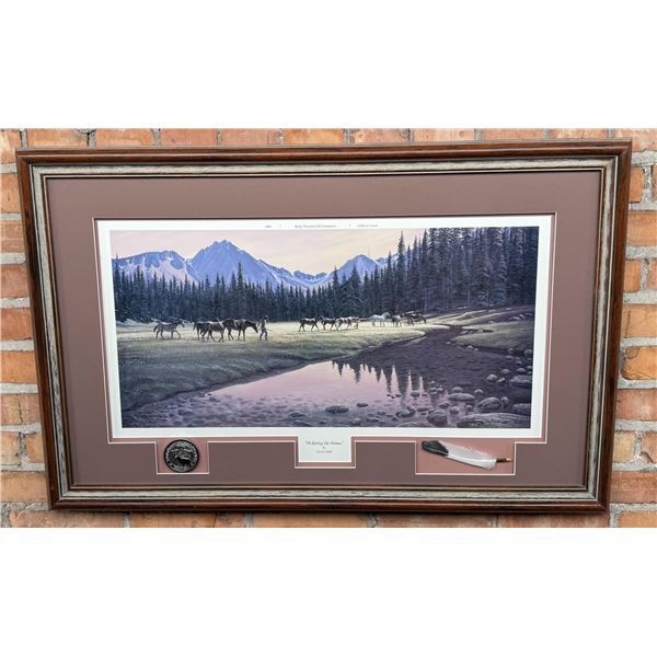 Larry Zabel Picketing the Ponies Print