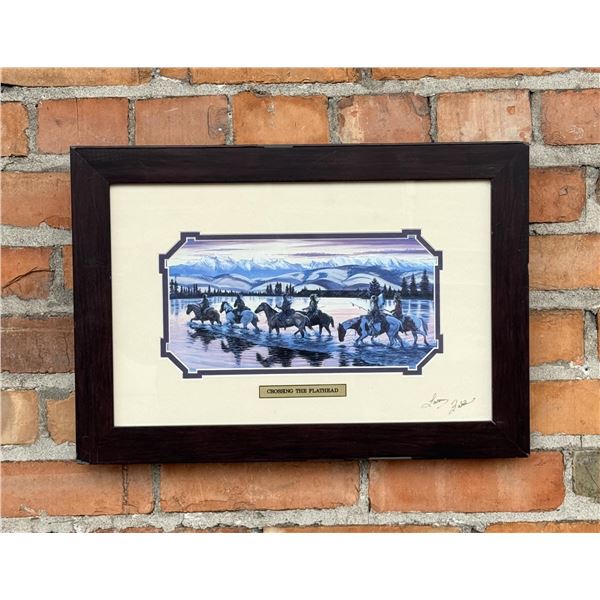 Larry Zabel Crossing the Flathead Print