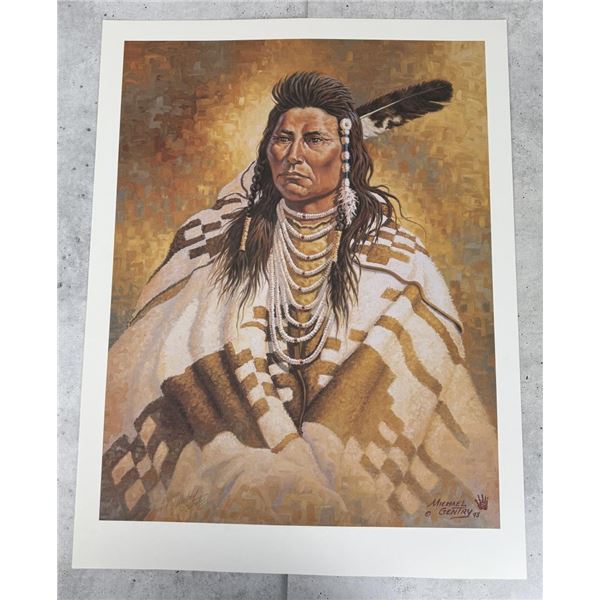 Michael Gentry Chief Joseph Print