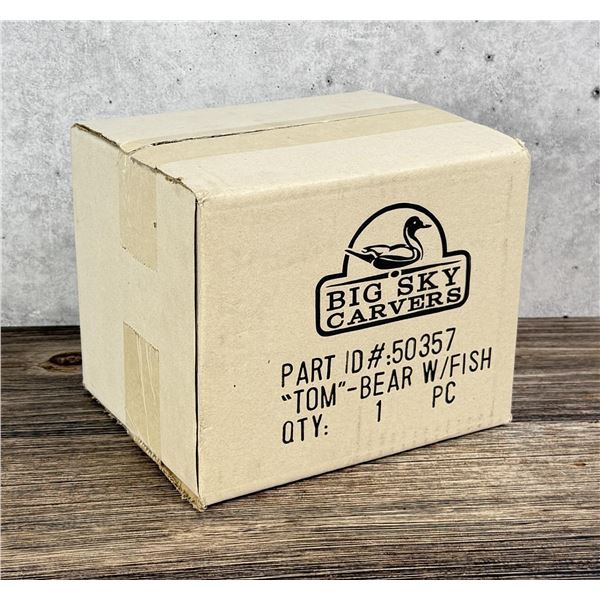 Big Sky Carvers Bearfoots Tom Bear with Fish