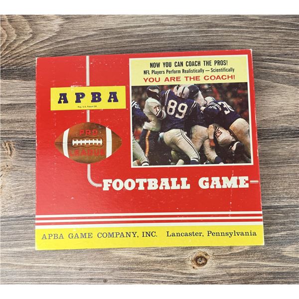 APBA Pro League Football Game