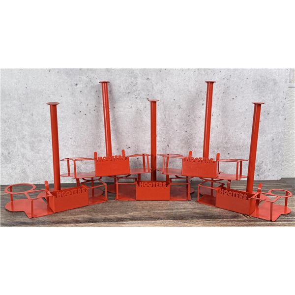 Hooters Restaurant Condiment Holders Caddies